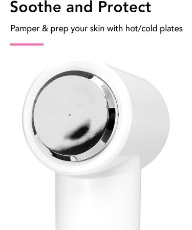 Fancii Clara Pore Cleaner Vacuum 4-in-1 Rechargeable Blackhead Remover - Exfoliation Tips, Suction Nozzles, Compress & Light Therapy - Buy Online on GoSupps.com