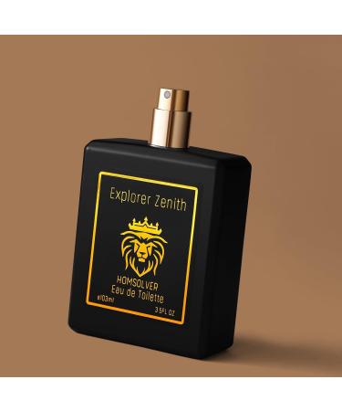 Homsolver Eau de Toilette for Men Cologne for Men Woody Floral & Fruity Fragrance for Men Great Gift for Everyday and Any Occasion - Explorer Zenith 3.5 Fl oz - Buy Online on GoSupps.com