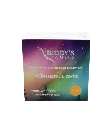 Northern Lights Shower Steamers Aromatherapy Generous Quantities 100% Pure Essential Oil Clary Sage Soothing Refreshing Free Sample Included