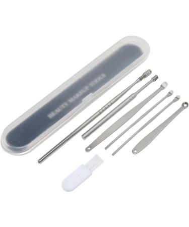 7PCS Stainless Steel Earwax Removal Kit with Cleaning Brush and Storage Box - Buy Online on GoSupps.com