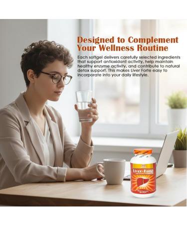 Nu-Health Liver Forte Milk Thistle Extract with Antioxidants & Herbal Blend Supports Liver Health Detox & Metabolism 200 Softgels - Buy Online on GoSupps.com