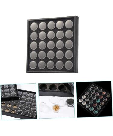 SOESFOUFU Box Nail Art Display Box Nail Polish Holder Nails Rhinestones Nail Rhinestone Nails Accessories Beads Storage Organizer Earring Organizer Jewels for Nails Manicure Decorate Pvc - Buy Online on GoSupps.com
