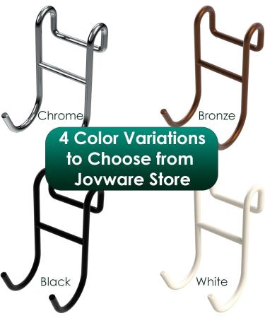 Starich Shower Caddy Hooks & Razor Holders - Durable Shower Hooks for Luffa & Razors - Silver 2 Open Design - Buy Online on GoSupps.com