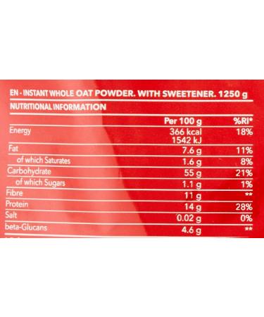 Prozis Oatmeal - Avoine compl te 1 250 g Brownie au Chocolat C r ales Riches en Prot ines Glucides de Haute Qualit & Fibres Rassasiantes Adapt aux V g tariens - Buy Online on GoSupps.com