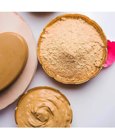 minature Indian Healing Clay Powder| Fuller' Earth Clay Mask| Bentonite Clay Multani Mitti |Pure & Natural Preservative Free | Cruelty Free | Made in India | 150gram(5.29 Oz) | - Buy Online on GoSupps.com