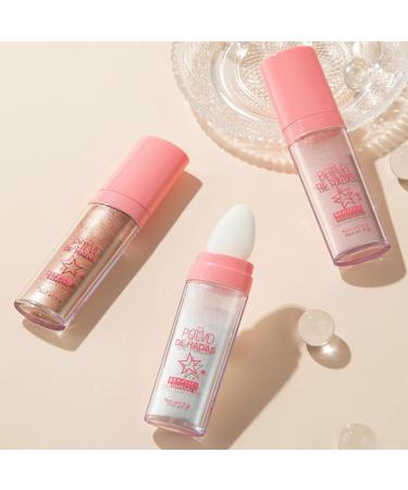 Hocossy Highlighter Powder Stick - 3 Colors Glitter Patting Powder for Face, Eyes, Lips, Hair & Body - Shimmer Sparkle & Glow Cosmetic - Buy Online on GoSupps.com