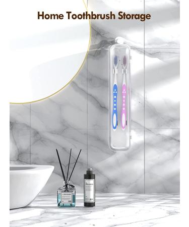 Travel Toothbrush Case - Lapfoon Holder for Manual Toothbrush 8.6x1.8x1.1 Inch (1 Pack) - Buy Online on GoSupps.com