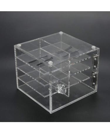 Eyelash Storage Box Eyelashes Extension Supply Transparent Acrylic Makeup Cosmetic Case 8 Layers False Eyelashes Extension Makeup Box - Buy Online on GoSupps.com