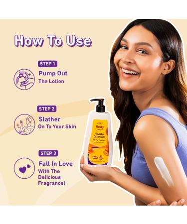 P_lum BodyLovin Vanilla Caramello Body Lotion - 13.5 fl oz Cocoa Butter & Vitamin B5 Non-Greasy Hydration for All Skin Types - Worldwide Shipping Available - Buy Online on GoSupps.com