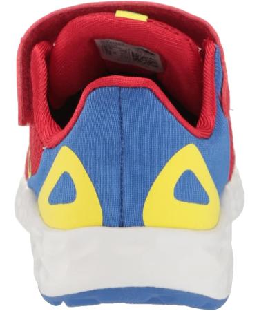 New Balance Kid's Fresh Foam Arishi V4 Hook and Loop Running Shoe (Size 13W) - Team Red/Marine Blue/Cosmic Pineapple - Buy Online on GoSupps.com