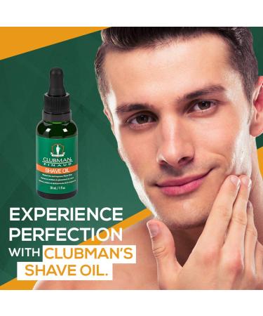 Clubman Pinaud Shave Oil 1 oz 2-Pack | Moisturizing Shave Oil for Improved Razor Glide - Buy Online on GoSupps.com