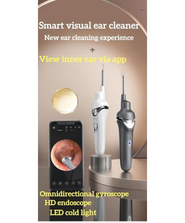 Rechargeable Electric Ear Cleaner - USB LED Light Soft Tips Low Noise & Smart Temperature Control - Buy Online on GoSupps.com