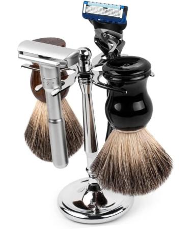 Premium Razor & Shaving Brush Holder - Stylish Organizer Stand for Perfect Grooming - Buy Online on GoSupps.com