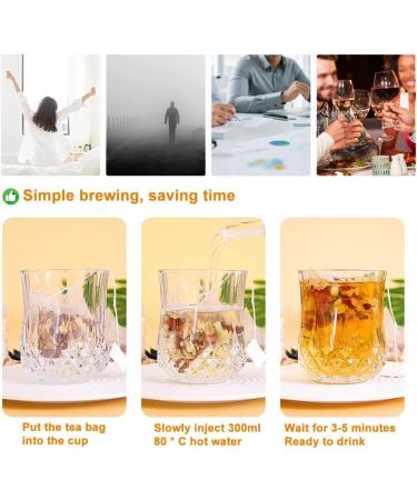 Rock Sugar Snow Pear Jasmine Tea Bag 250g/8.81oz (5g*50bags) Goji sans caf ine d licieuse boisson tisane m lange de th aux fleurs - Buy Online on GoSupps.com