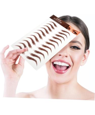 MUSISALY 5 Sheets Eyebrow Stickers Eyebrows Makeup Sticker Peel off Eyebrow Sticker Eyebrow Waterproof - Buy Online on GoSupps.com