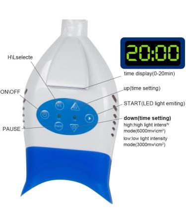 OUBO-36W YS-TW-F Style Dental Floor Standing Teeth Whitening Unit with 10 Blue LED Lights - Buy Online on GoSupps.com