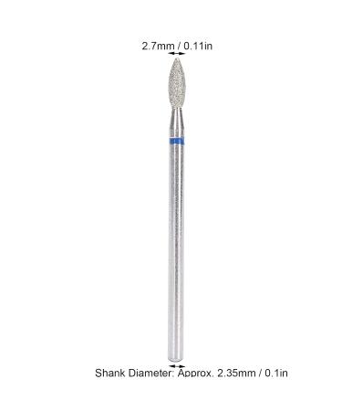 Nail Grinding Head Set - 50pcs Easy-to-Use Polishing Bits for Home Manicure | M-2.7mm Nail Drill Accessories - Buy Online on GoSupps.com