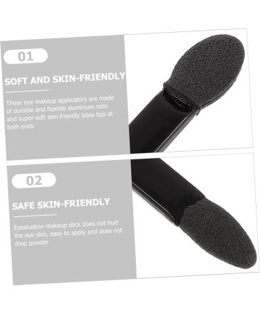 FOMIYES 50pcs Eyeshadow Sponges Eye Shadow Applicator Eye Shadow Brush Makeup Brush Miss Cleaning Brush Bulk Size 2 Black - Buy Online on GoSupps.com