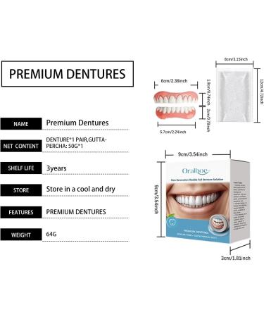 KLYso Instant Smile Enhancement Denture Kit Comfortable & Natural-Looking Teeth for Daily Confidence Boost Universal Fit for All Social Occasions(1PCS) - Buy Online on GoSupps.com