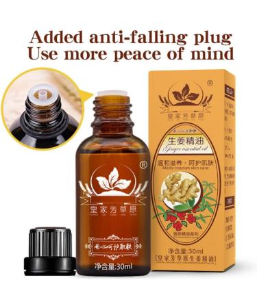 AllbestAye Lymphatic Drainage Ginger Essential Oil - Natural Massage Therapy for Relaxation & Stress Relief - Buy Online on GoSupps.com