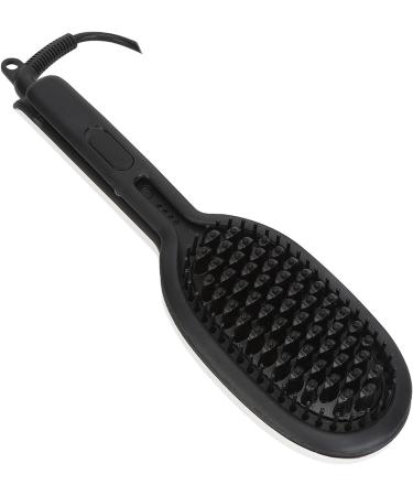 HURRISE Hair Straightener Brush Comb - 2-in-1 Styling Tool with Ceramic Adjustable Temperature Ideal for Travel - US Plug 110V - Buy Online on GoSupps.com