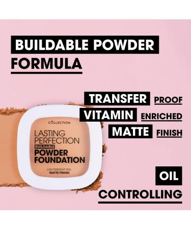 Collection Cosmetics Lasting Perfection Buildable Powder Foundation - Biscuit 7.5g - Buy Online on GoSupps.com