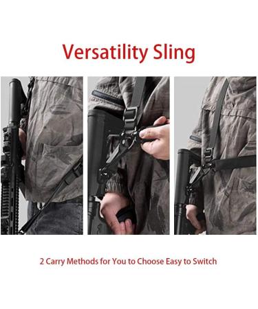 HUSHUI 2 Point QD Rifle Sling with Swivel - Quick Attach & Detach for Precision Shooting | International Shipping Available - Buy Online on GoSupps.com