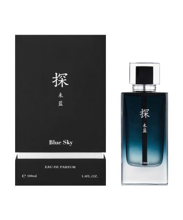 MAJESTY'S SECRET PHEROMAX Perfume for Men Eau de Parfum 3.4 Fl Oz Men Perfume Gift Set EDP Cologne for Men Fragrance (TAN Blue Sky)