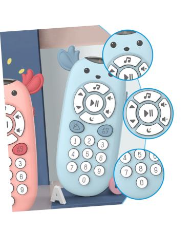 Toyvian Children's Music Phone - Baby Teether & Infant Toy | Baby Shower Gift - Blue 14.5X8.5CM - Buy Online on GoSupps.com