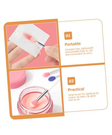 120 Pcs Translucent Lip Balm Brush - Silicone Lip Mask Applicator & Lipstick Brush - Portable Makeup Tools for Women - Buy Online on GoSupps.com