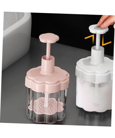 Healeved Bubbler Face Face Wash Facial Cleansing Foaming Maker Bottle Facial Cleaning Device Foam Maker Plastic Foaming Maker Foaming Bottle Bubble Former Pp 17.00X7.00X7.00CM Pink - Buy Online on GoSupps.com