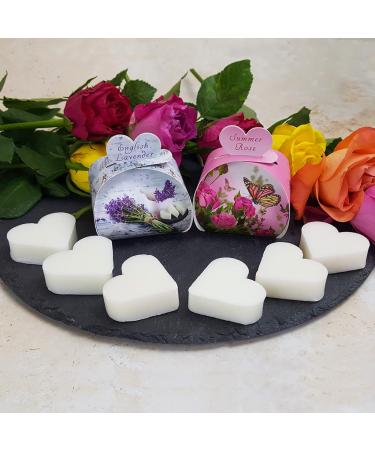 Buy Luxury Sandalwood Shea Butter Guest Soaps | English Soap Company - Moisturizing Heart Shaped Soaps | White Jasmine & Sandalwood Scent | International Shipping - Buy Online on GoSupps.com
