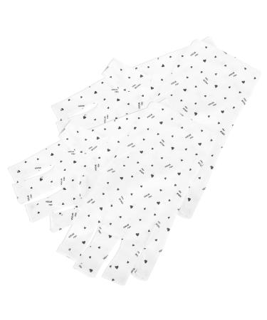 minkissy 8 Pairs Nail Gloves Protection Gloves for Manicures Gel Manicure Uv Gloves Uv Gloves for Gel Manicures Uv Lamp Glove for Gel Nails Pattern Polyester - Buy Online on GoSupps.com