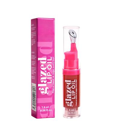 Glossy Moisturizing Lip Balm | 7.5ml Long Lasting | Moisturizing Tinted Lip Oil - For Travel Business Trips Outdoors School for Girlfriend Wife Friend Sister