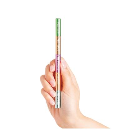 4-in-1 Stackable Travel Makeup Brush Set | Multi-functional Beauty Essential for On-the-Go - Buy Online on GoSupps.com