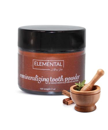 Remineralizing Tooth Powder for Healthy Teeth & Gums - All Natural Without Any Synthetic Flavorings - Maintains Dental Health - ToothPowder That Effectively Clean Your Teeth - (2 oz)