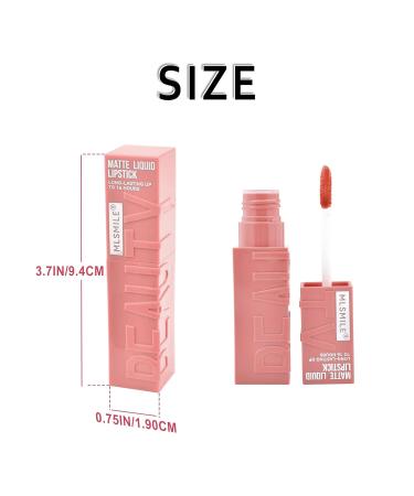 Matte Waterproof Lipstick & Smudge-Proof Glitter Lip Gloss - Long Lasting Gifts for Women | Perfect for Birthdays & Romantic Evenings - Buy Online on GoSupps.com