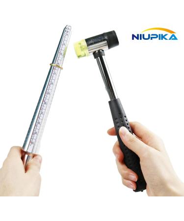 NIUPIKA Ring Sizer Set and Mandrel Finger Sizing Gauge with Rubber Hammer - US Size Jewelry Measurement Tools - Buy Online on GoSupps.com