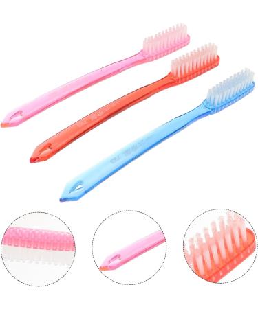 Minkissy 6 Pack Hard Bristle Adult Toothbrush - Premium Plastic Travel Toothbrush & Floss Set - Buy Online on GoSupps.com