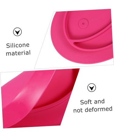 Toyvian Silicone Whale Plate Suction Plate for Babies - Red Silicone Dinner Plate with Suction Bowl - Baby Tableware Compartment Plate - 31.5x23.5cm - Buy Online on GoSupps.com