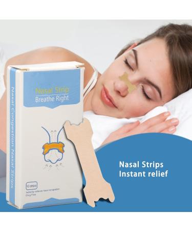 Pack of 10 Anti-Snoring Nose Strips for Healthy Sleep - Nonwoven Snore Stopper - Breathe Better, Stop Snoring - Buy Online on GoSupps.com