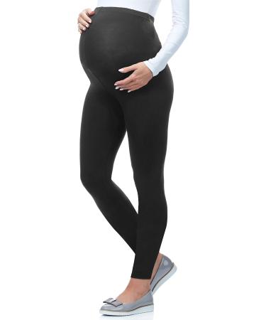 Be Mammy Women's Maternity Long Leggings 02 L Graphite