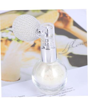 TOVINANNA 2pcs Spray Glitter Hair Powder Highlighters Pink Bow Headband Perfume Bottle Brighten Setting Powder White 7.5x6cm - Buy Online on GoSupps.com
