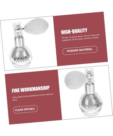 LALADEFIEE 2 Pcs Spray Glitter Highlighter Supply Perfume Bottle Spray Shimmer Makeup Spray Glass Bottle White - Buy Online on GoSupps.com