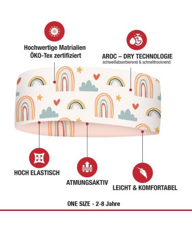 Ultra-Light Rainbow Pink Sports Headband for Kids | Elastic & Comfortable for Boys & Girls - Buy Online on GoSupps.com