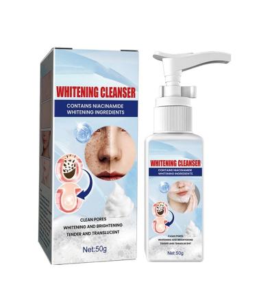 Nettoyant Visage La Nicotinamide - Mousse Nettoyante En Profondeur Hydratante Et claircissante For Les Peaux Irr guli res/ternes Hydratante Et Apaisante(1PCS)