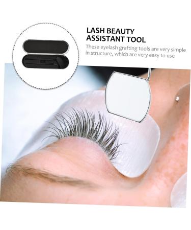 Buy Balacoo 2 Sets Eyelash Inspection Mirror - Square Lash Lifting Tool & Mini Accessories for Eyelash Extensions - Stainless Steel Quality - Buy Online on GoSupps.com