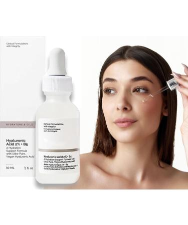 SEGMINISMART Hyaluronic Acid 2% + B5 Skincare Serum 30ML Hyaluronic Acid Serum for Face to Plump and Smooth Skin Minimise Pores Face Serum for Women & Men - Buy Online on GoSupps.com