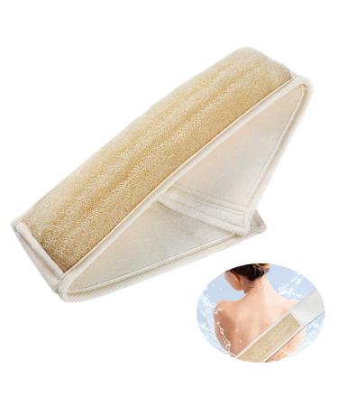 Back Scrubber Exfoliating Loofah for Shower Natural Luffa Loofah Bath Sponge Body Scrubber Back Exfoliator Strap Scrubbing Loofah Sponge for Women and Men (Back Washer)