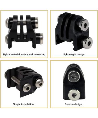 Picatinny Rails GoPro Camera Mount for Airsoft Guns & Helmets (2 Pack, Black) - Buy Online on GoSupps.com